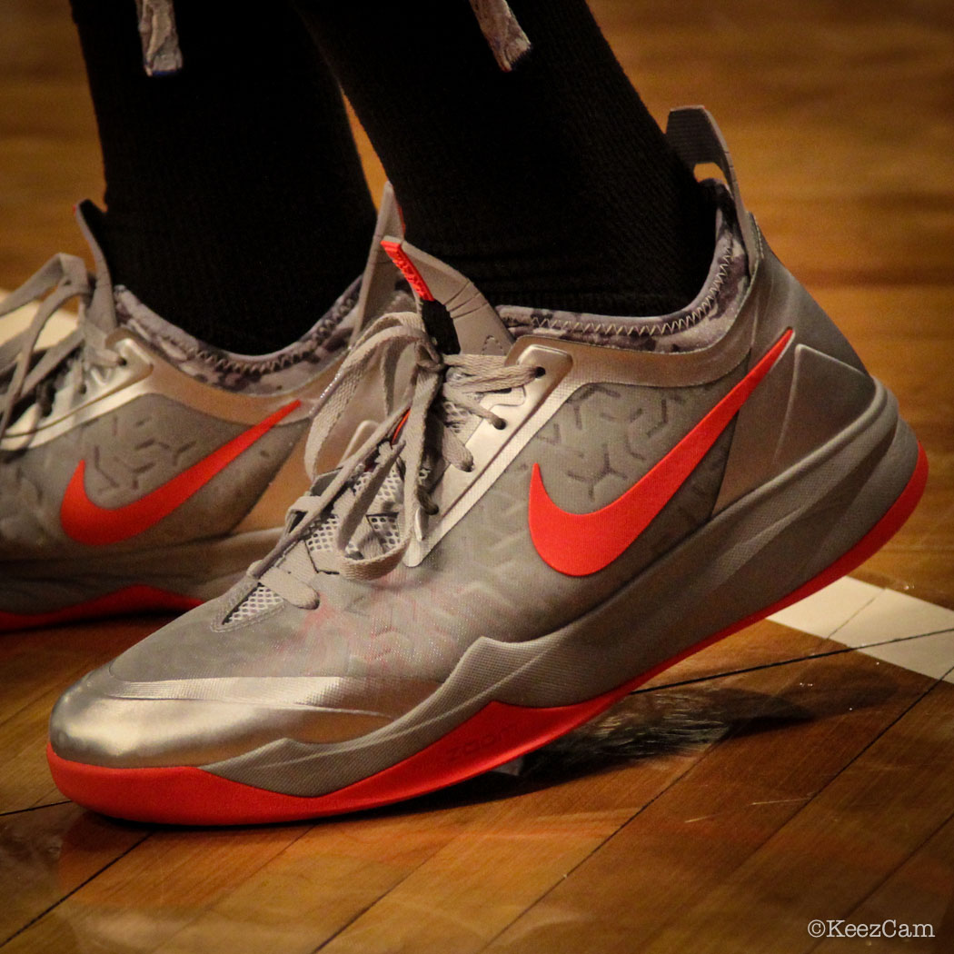 Jordan Hamilton wearing Nike Zoom Crusader