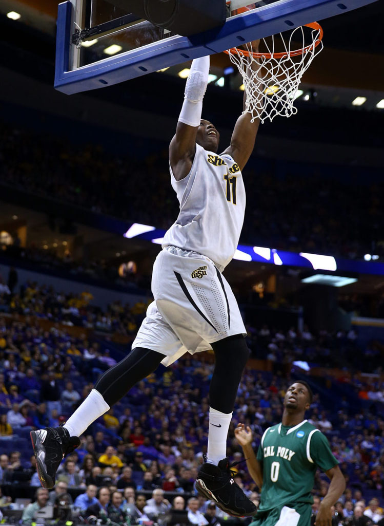 Cleanthony Early wearing Air Jordan VIII 8 Retro Playoff