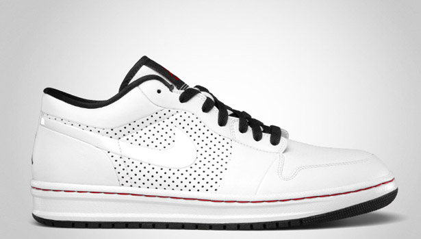 air jordan alpha 1 white black varsity red