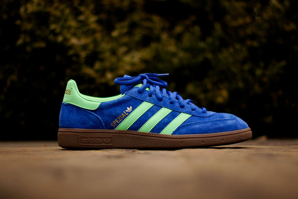 adidas blue and green