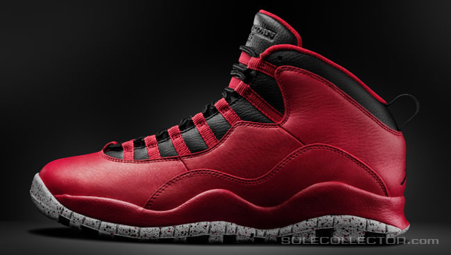 Closer Look Red Cement Air Jordan 10 Retro Remastered Complex