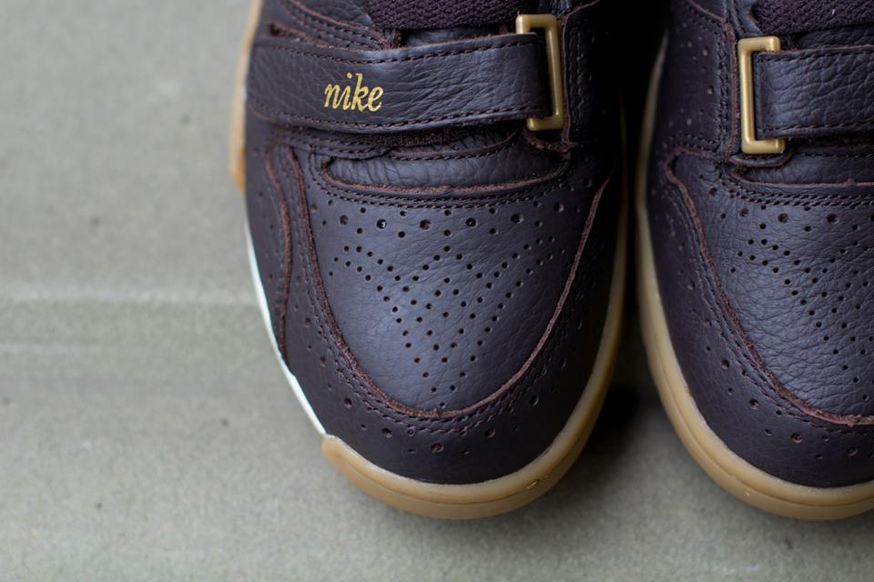 Nike Air Trainer 1 Mid Premium QS Brogue toe perforation detail