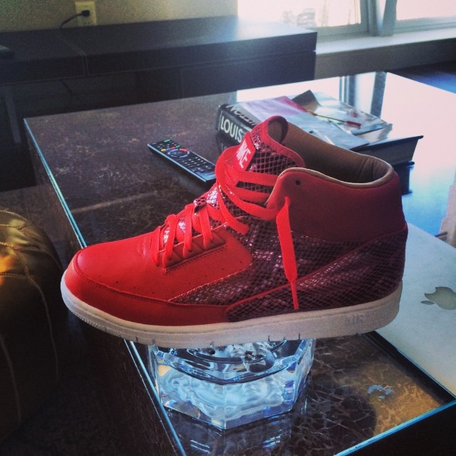 DJ Khaled Picks Up Nike Air Python Lux Red
