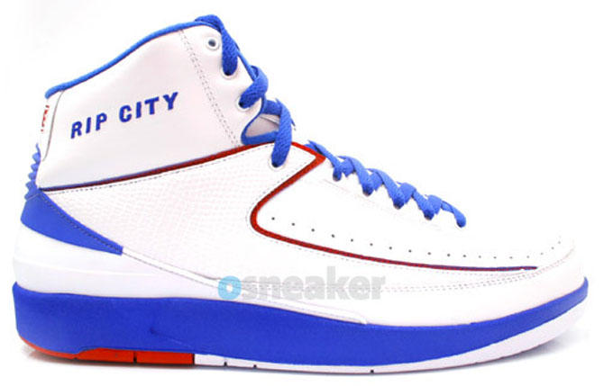 Rip Hamilton's Air Jordan II 2 Detroit Pistons PE (1)