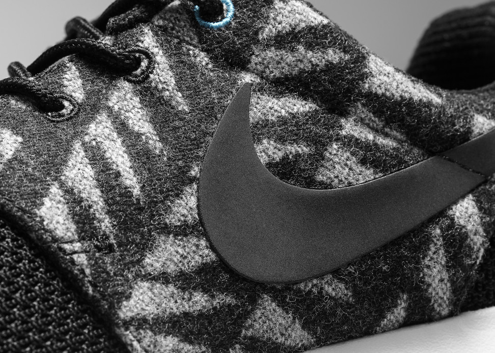 Pendleton x Nike N7 PWM Roshe Run wool detail
