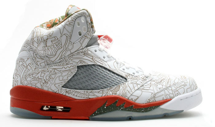 The Top 10 Bootleg-Looking Air Jordans That Are Real - Air Jordan V 5 Laser