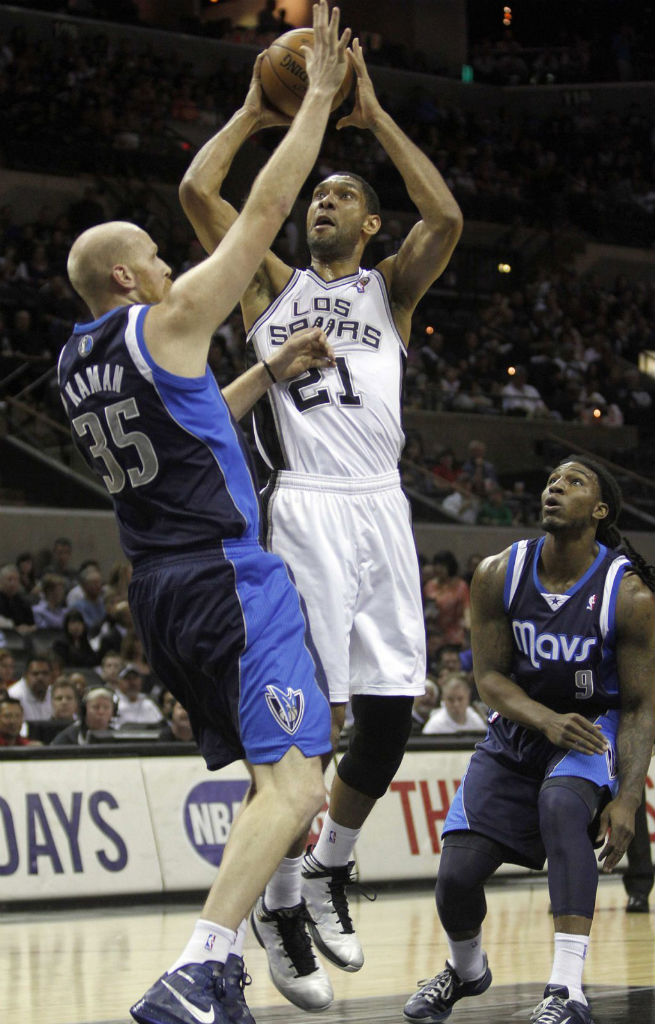 Tim Duncan wearing adidas Crazy Fast PE