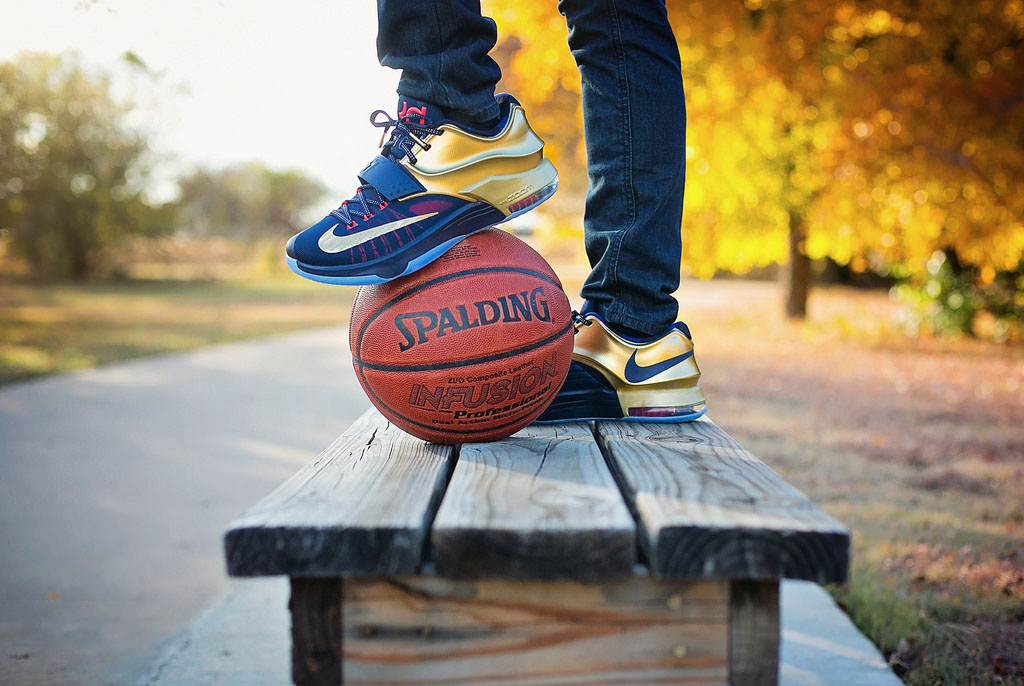 junjdm in the Nike KD VII 7 Gold Medal