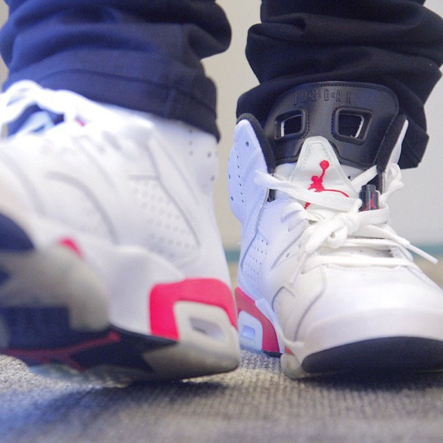 Bow Wow Picks Up Air Jordan 6 White/Infrared