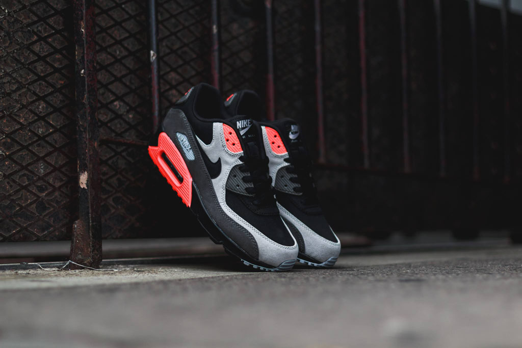 Air max 90 infrared leather sale