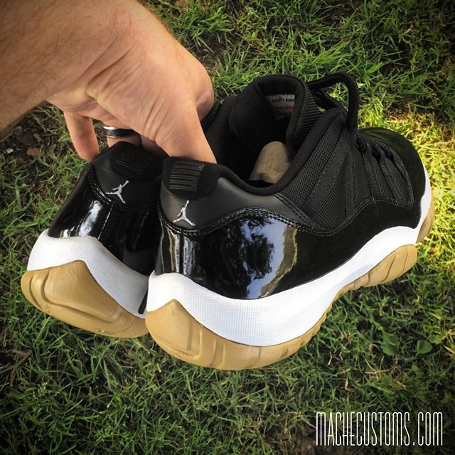 Air Jordan XI 11 Gum Buttom by Mache Custom Kicks