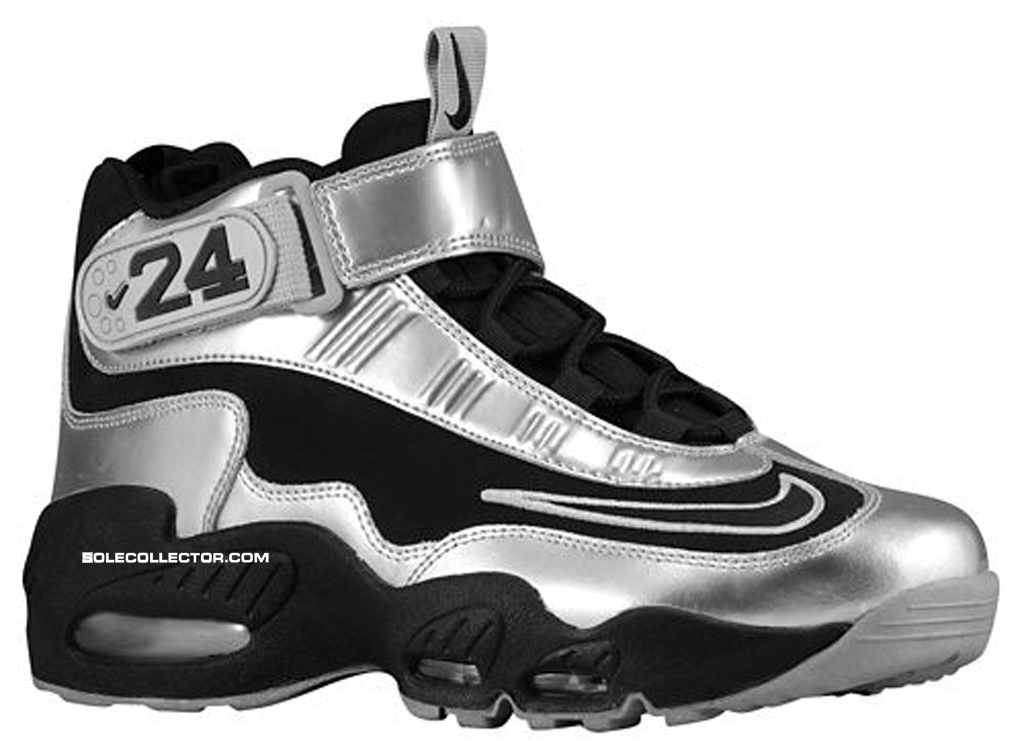 nike air griffey max 1 metallic silver