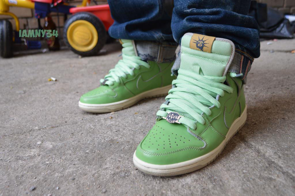 Spotlight: Forum Staff Weekly WDYWT? - 3.14.14 - iamny34 wearing Nike Dunk High SB Statue of Liberty