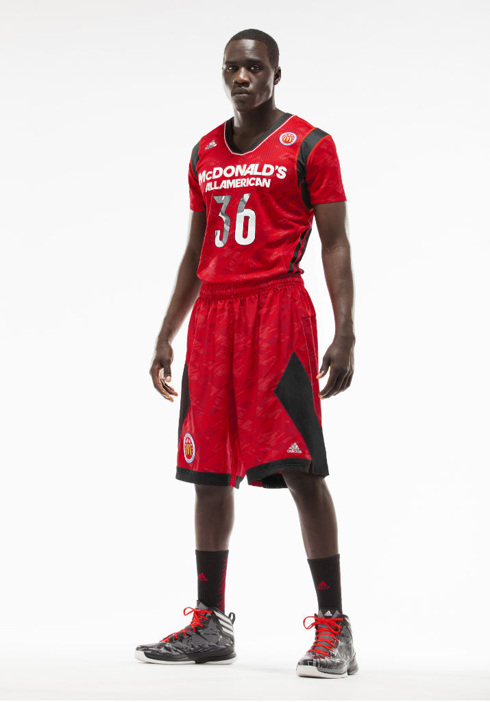 adidas McDonald's All-American Game Short Sleeve Uniform West (1)