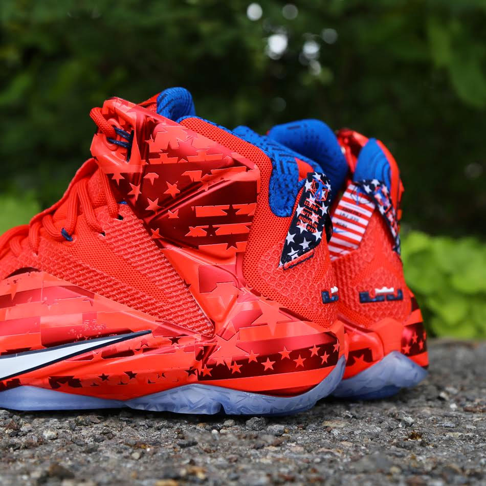 lebron 12 4th of july