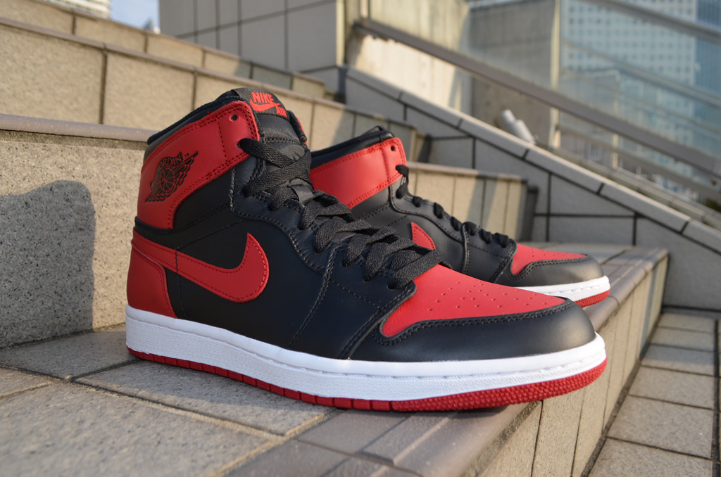 jordan 1 retro black red