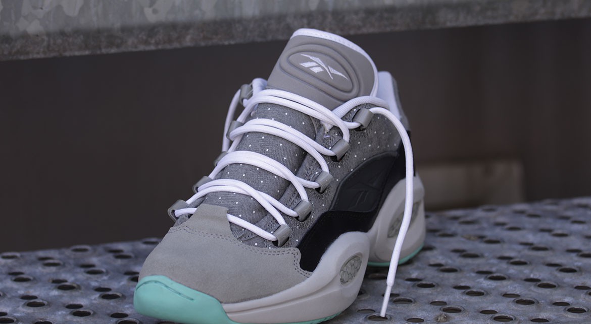 reebok question mint green