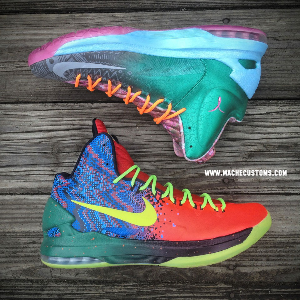 Nike KD V "What the KD" by Mache Custom Kicks (3)