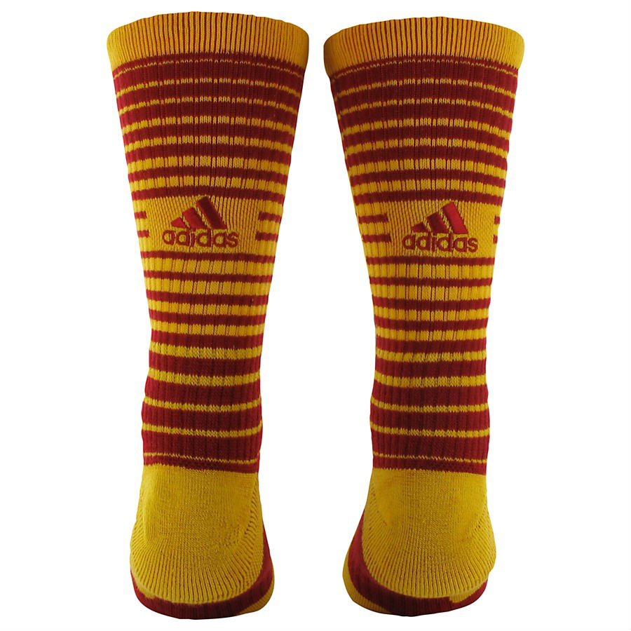 adidas Robert Griffin III RG3 Team Speed Crew Socks No Pressure No Diamonds Cardinal Collegiate Gold Q31314 (3)