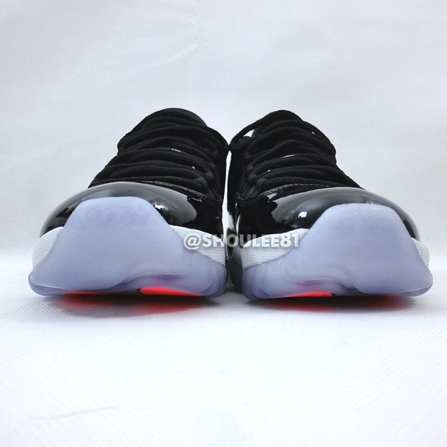 Air Jordan XI 11 Low Black/Infrared-Pure Platinum 528895-023 (2)