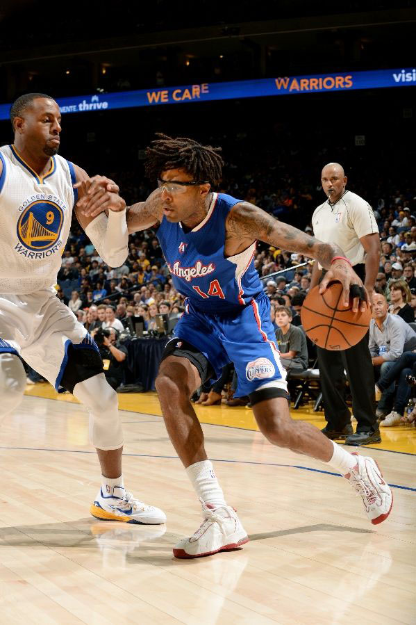 Chris Douglas Roberts wears Nike Air Penny 1 White/Red 2005