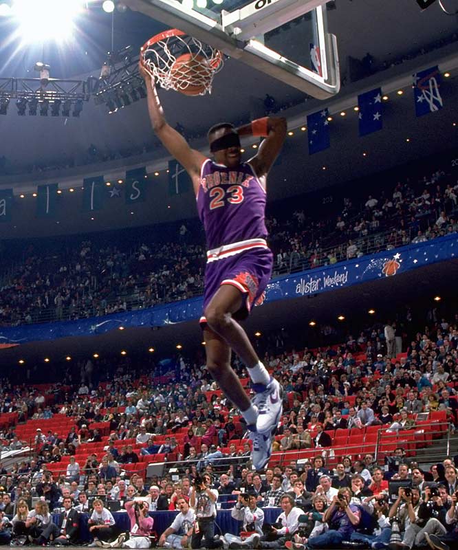 Cedric Ceballos wearing Nike Air Bound