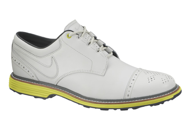 Nike Golf Lunar Clayton in White and Volt