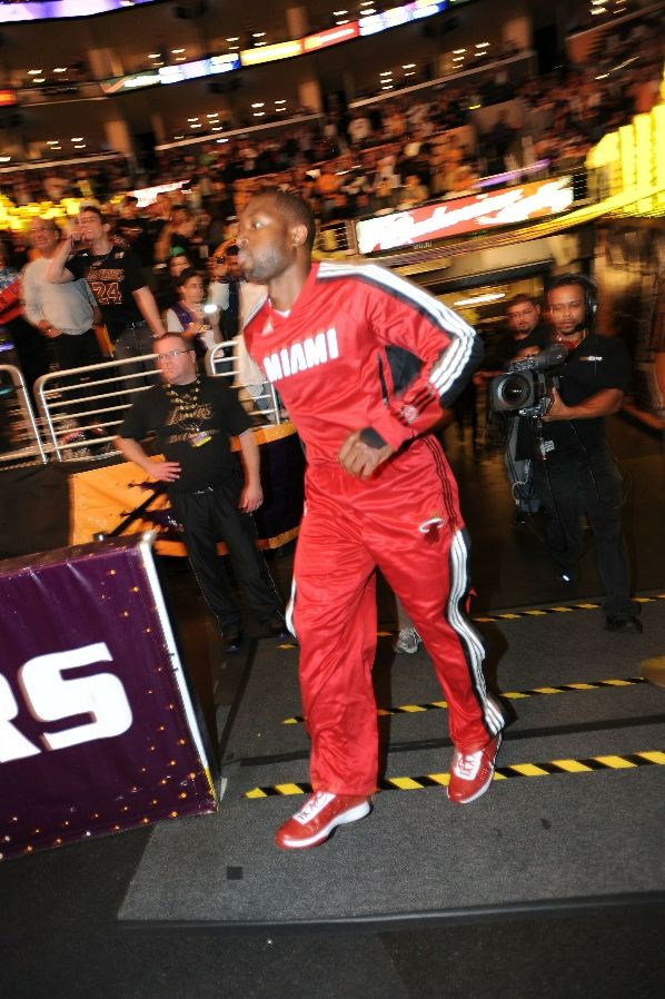 Dwyane Wade wearing the Air Jordan 2011.