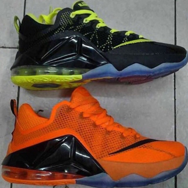 lebron 12 low black