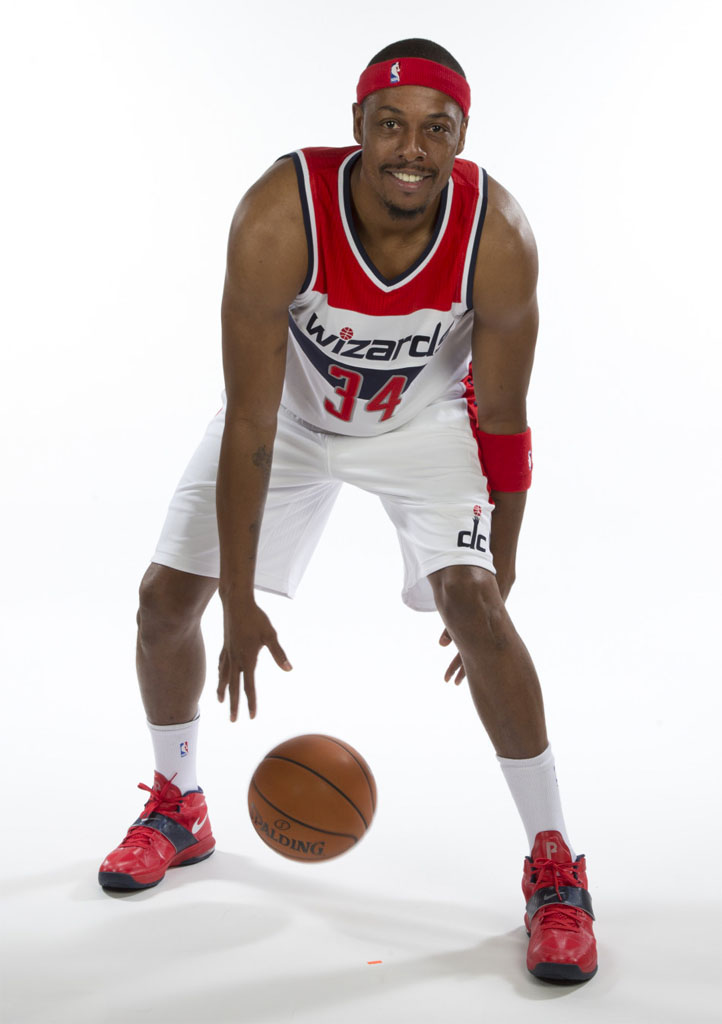 Paul Pierce wearing Nike Air Legacy 3 Wizards