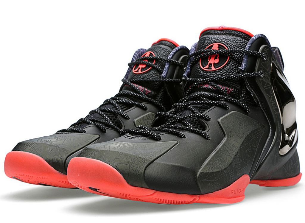 nike lil penny posite university red