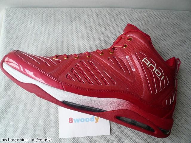 And 1 ME8 Empire Mid - Red/Gold