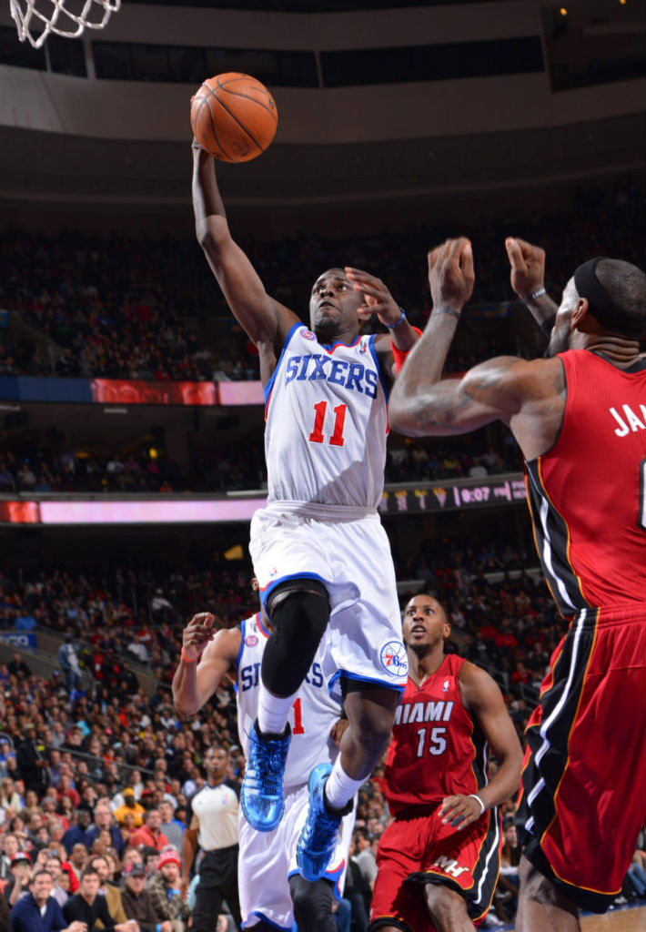 Jrue Holiday wearing adidas Crazyquick Blue