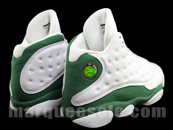 Air Jordan Retro 13 Ray Allen Record Celtics PE White Green 