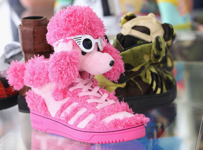 jeremy scott adidas pink poodle