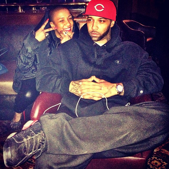 Joe Budden wearing Air Jordan 6 Infrared