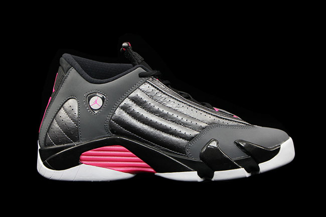 jordan retro 14 pink and black