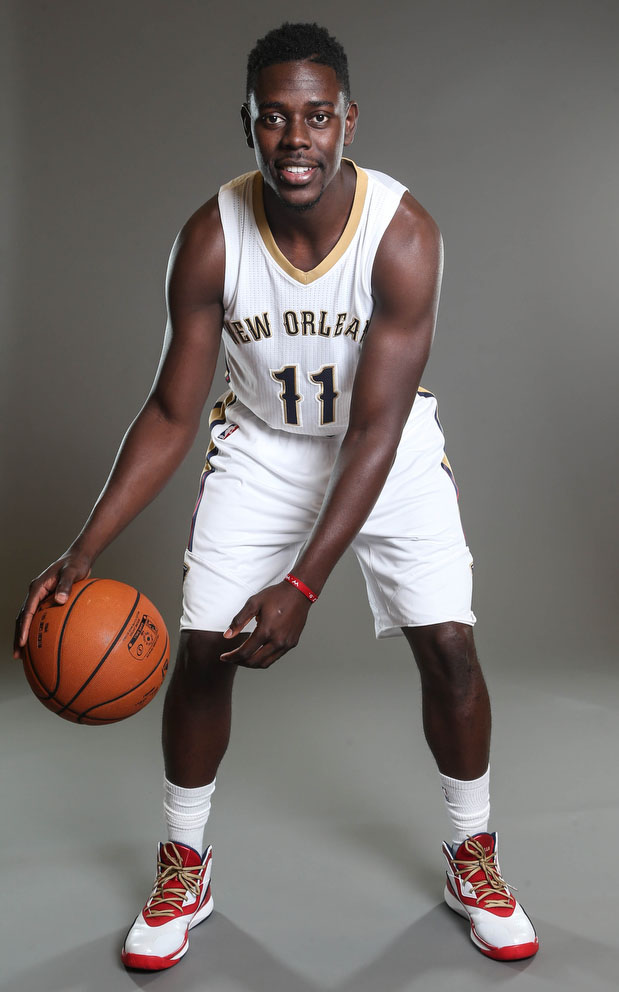 Jrue Holiday wearing adidas Crazy Ghost 2014 PE