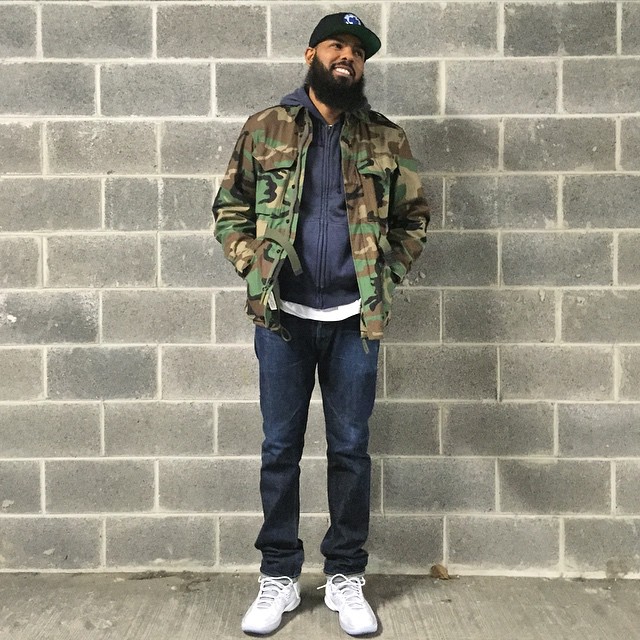 Stalley wearing Jordan Melo M11 All-Star