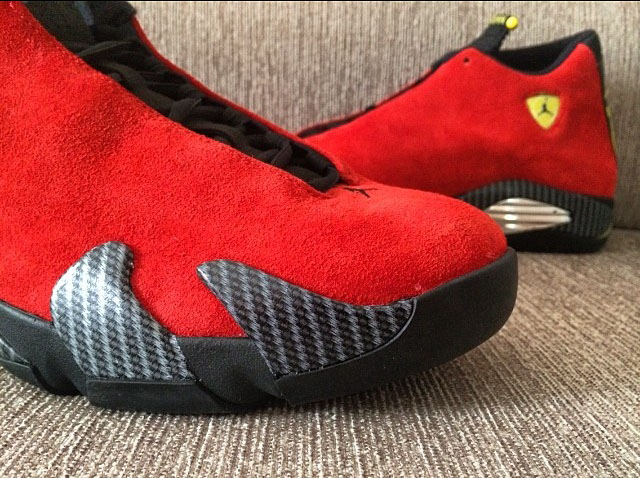 Retro 14 store red suede