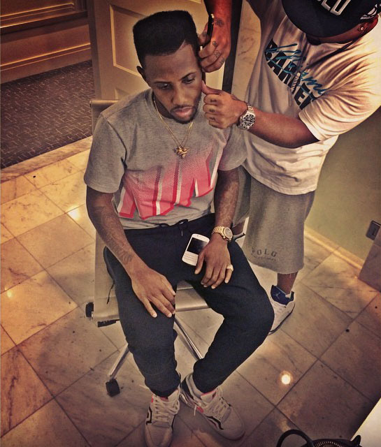 Fabolous wearing Nike Air Tech Challenge II 2 Lava