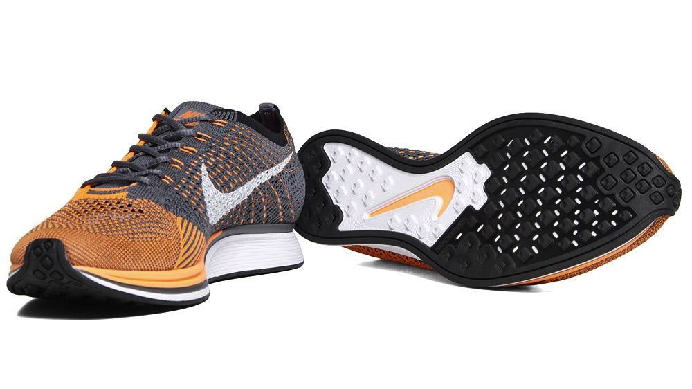 nike flyknit racer total orange