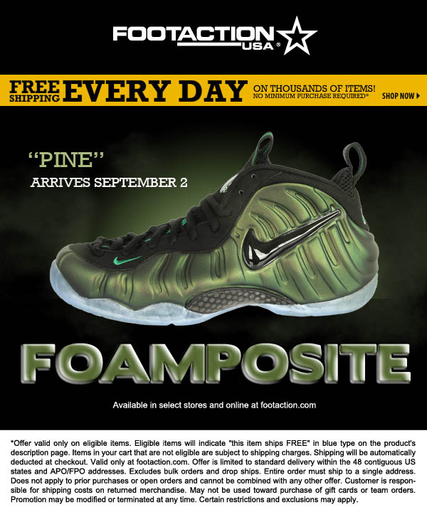 Nike Air Foamposite Pro "Dark Pine" Midnight Release Events at Footaction