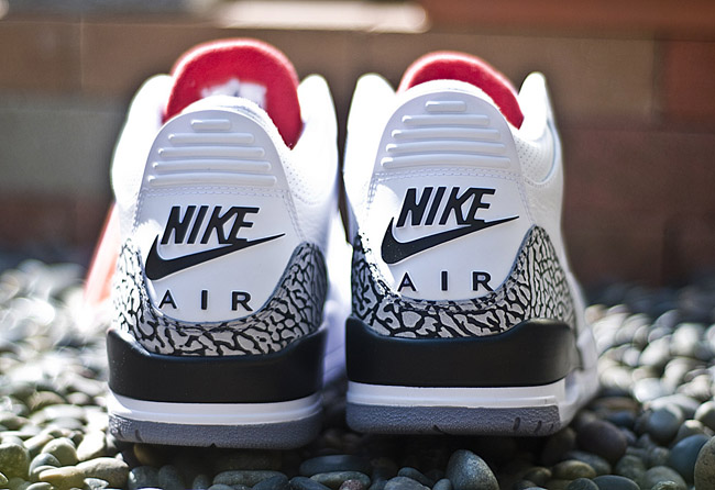 jordan 3 with nike air on back