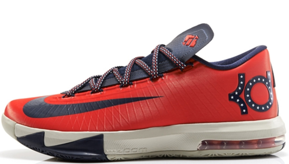 kd 6 red white and blue