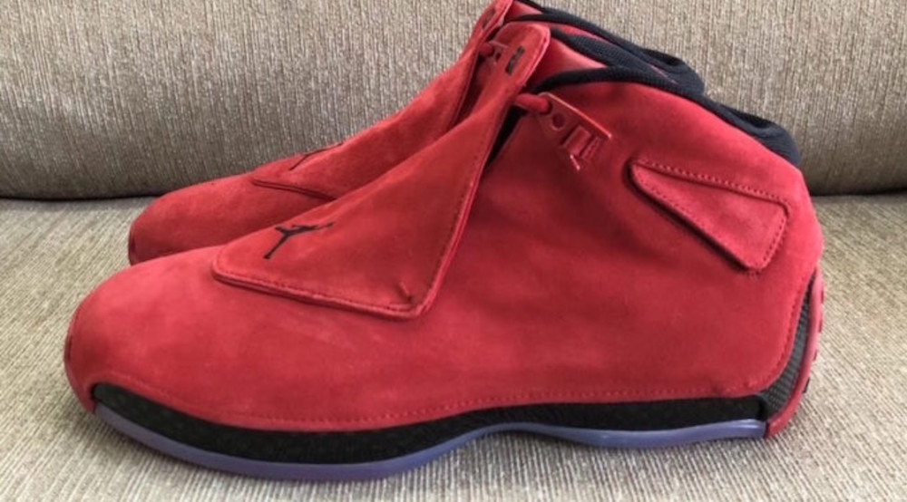 jordan 18 red suede