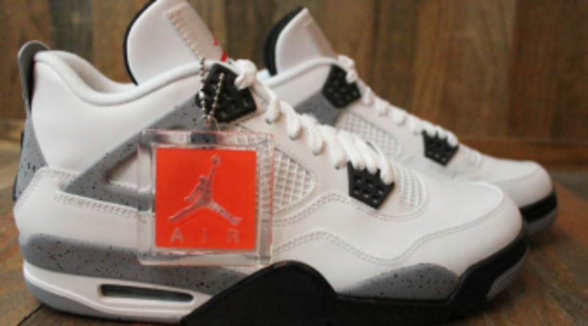 Air Jordan Retro 4 - White/Black-Cement Grey | Sole Collector