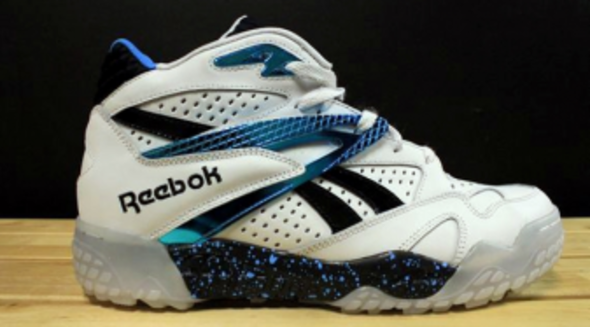 Reebok Classics Scrimmage Mid - White/Metallic Blue | Sole Collector