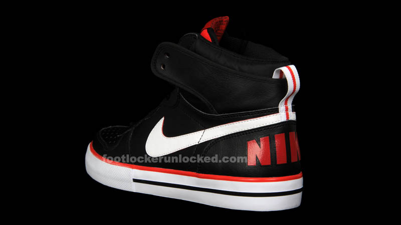 Nike Big Nike AC Foot Locker Exclusives Black White Red (6)