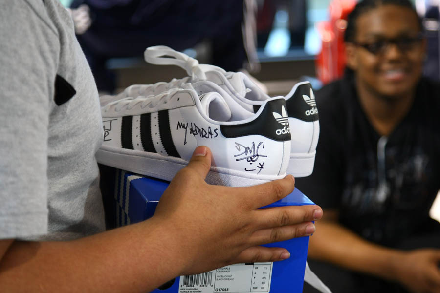 Recap: DMC Returns to Queens to Greet Fans at adidas Queens Center Mall |  Sole Collector